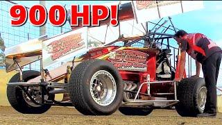 I DROVE A 900HP SPRINT CAR - Insane V8 Power!