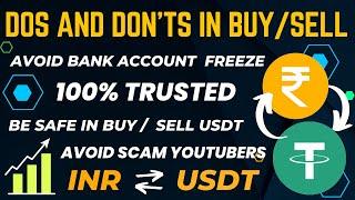 How to Do Safe USDT Buy / Sell in Tamil ? | Subsciber Account Freeze In Binance P2P | Scam YouTubers