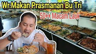 Warung Makan Prasmanan Viral di Dalam Gang dengan 50 lebih macam lauk