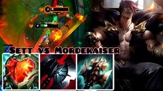 HOW TO BEAT MORDEKAISER AS SETT | WILD RIFT BARON LANE BUILD AND RUNES