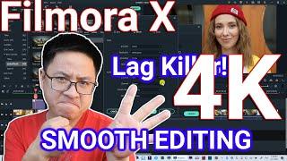 How to Edit 4K Videos Using Filmora X - 3 Tips for Smooth Playback