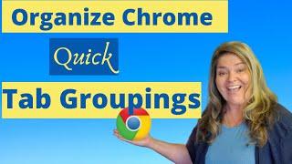 Keep Your Chrome Organized-Tab Groups. Easily see which tab is for work. Helps sharing in meetings.