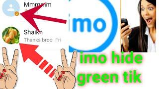 Imo green tik haw to hide imo call audio video bast trick|imomast