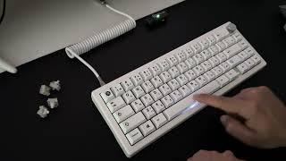 GMK67 Best Budget Keyboard with KTT Whites (lubed) sound test