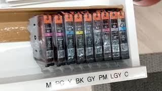 When exactly should you replace ink cartridges in Canon PRO-100