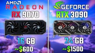 AMD RX 9070 vs RTX 3090 | Test in 6 Games