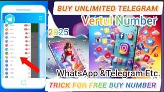 Telegram Unlimited Account New Trick Buy free Telegram and What's OTP buying website