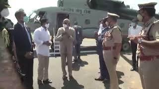 AP CM YS Jagan welcomes India President Shri Ram Nath Kovind  at Madanapalle in Chittoor Dist