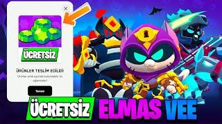 HERKESE ÜCRETSİZ ELMAS KOSTÜM | HEDİYE BRAWL PASS | YENİ KARAKTER VEE - Brawl Stars