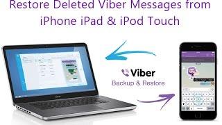 Extract Viber Backup and Restore Deleted Viber Messages Chat History Photos to iPhone iPad iPod