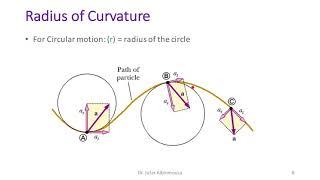 Topic 6 Curvilinear Motion Normal and Tangential Components Part 1