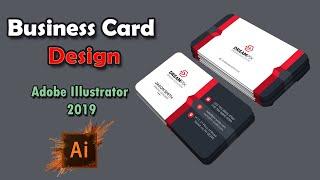 How to Create Business Card in Adobe Illustrator 2023 | fuad logo