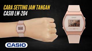 Cara Setting Jam Tangan Casio LW-204