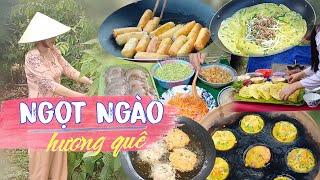 Những món ăn kết hợp từ bột - TÉP CHIÊN ,CHẢ GIÒ,BÁNH KHỌT,BÁNH XÈO.. Độc đáo nét quê truyền thống