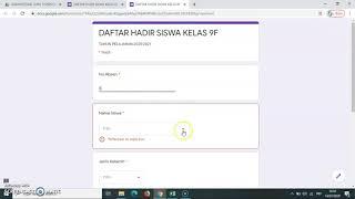 Membuat Daftar Hadir Dengan Google Form