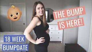 STARTING TO SHOW! 18 WEEK PREGNANCY UPDATE