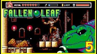 Fallen Leaf - 8 Bits Retro Action Platformer Game - Full Game Walkthrough - STAGE 5 [NO COMMENTARY]