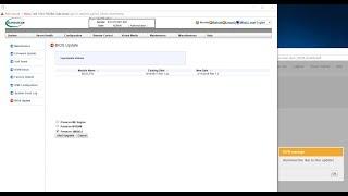 Supermicro SuperServer Xeon D BIOS 1.3 update via browser works, on my second try.