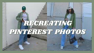 Recreating Pinterest Outfits & Pictures 2021 | Recreating aesthetic pinterest looks for Instagram