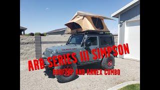 Short walk around the ARB Series III Simpson Rooftop and Annex Combo