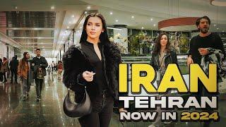 Life Inside IRAN Capital City | Tehran Night Walk In Luxury Mall  ایران