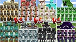 NEW ULTIMATE BOSS TOURNAMENT - Minecraft mobs battle