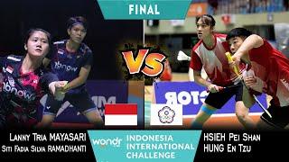 Lanny Tria Mayasari/Siti Fadia vs Hsieh Pei Shan/Hung En Tzu BNI IIC 2024 Badminton | Final