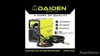 Daiden Mig Inverter Welding Machine in Action