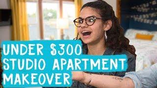 Studio Apartment Makeover for Under $300! | Mr. Kate Decorates