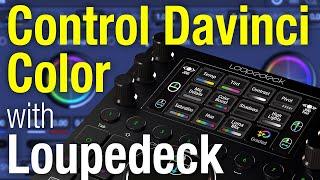 Control Davinci Resolve Color Parameters with Loupedeck