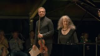 Martha Argerich, piano, Tedi Papavrami, violin. Complete recital at 26/8/2023 in Tannay, Switzerland