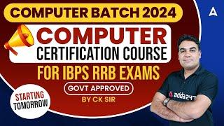 IBPS RRB Working Computer Knowledge Certification Course | Batch Starting Tomorrow