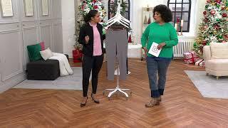 Women with Control Knit Leggings on QVC