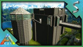 I BUILT A GIGANTIC CASTLE BASE ON VALGUERO! - ARK Survival Evolved [E36]