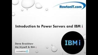 Introduction to IBM i