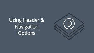 Using Header & Navigation Options