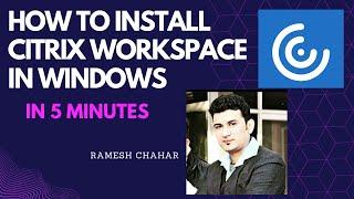 How to install citrix workspace in windows 10 | How to add account in citrix workspace app #citrix