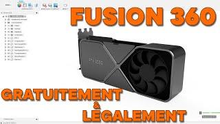 Comment avoir Fusion 360 gratuitement et légalement