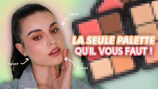 Je fais TOUT mon makeup avec UNE SEULE PALETTE ?!?  (teint, yeux + lèvres)