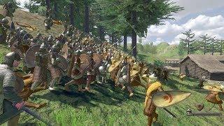 EPIC BATTLE!!! 100 VIKINGS VS 100 PERSIANS - only foot soldiers