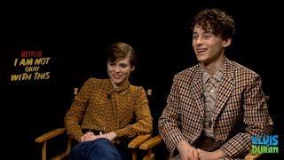 Sophia Lillis and Wyatt Oleff Talk About Filming Inner Monologues For 'I Am Not Okay With This'