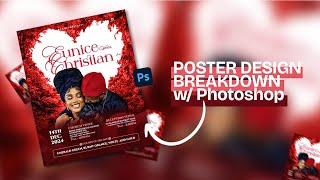 WEDDING POSTER DESIGN BREAKDOWN WITH PHOTOSHOP Part 4 | IB DOUGLAS