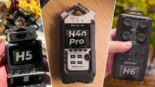Which? Zoom H4n Pro, H5, or H6? Zoom Handheld Recorder Comparison