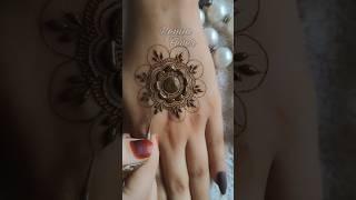 Easy Mandala Mehndi Henna Design  Trending Unique Mandala #mehndi #henna #mandala #easyhenna