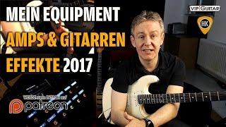 Mein Live Equipment 2017 Gitarren, Effekte, Amps - Horst Keller Gitarre