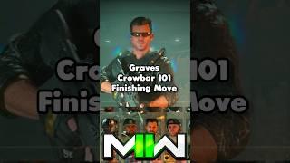 MW2 - Graves "Crowbar 101"  Finishing Move 