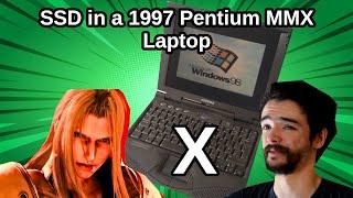 Installing a SSD in a 90's Pentium 1 Laptop