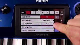 Casio Privia PX560  Understanding and Creating Hex Layers