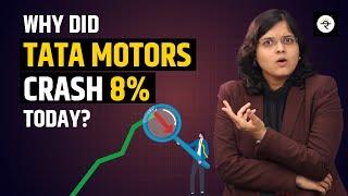 Tata Motors Stock Down by 8 Percent | CA Rachana Ranade