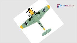 Messerschmitt BF 109F-4 - Diecast Aircraft Model